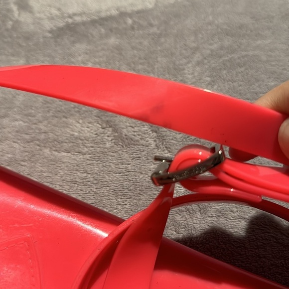 Melissa x The Cambridge Satchel Company Bag Neon Pink - Berry Smell - Picture 16 of 16